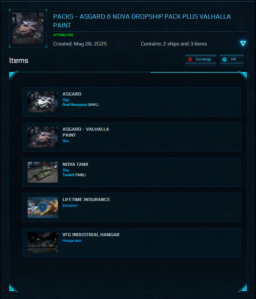Asgard & Nova Dropship Pack plus Valhalla Paint - Original Concept LTI - Image 2