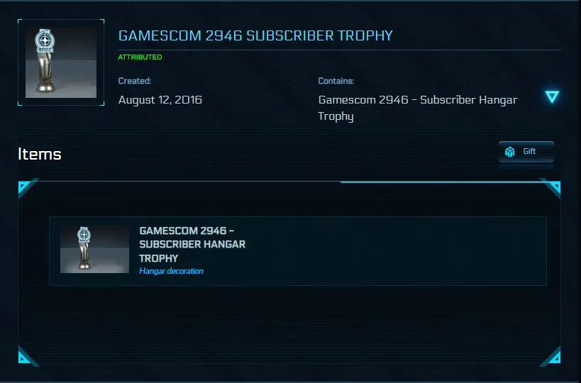 Gamescom 2946 Subscriber Trophy - Image 2