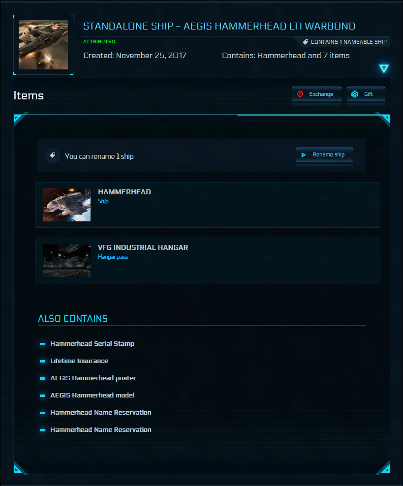 Hammerhead - Original Concept LTI Warbond (Name Reservation + Serial Stamp) - Image 2