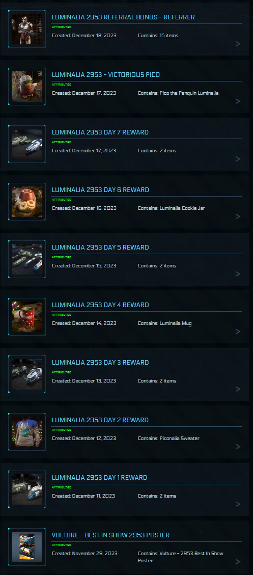 IDRIS M / Javelin / MMHC / 2600+ Referrals and more Star Citizen Account - Image 15