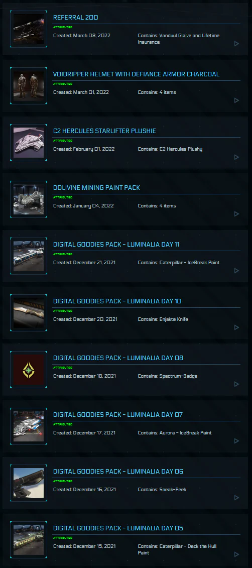 IDRIS M / Javelin / MMHC / 2600+ Referrals and more Star Citizen Account - Image 20