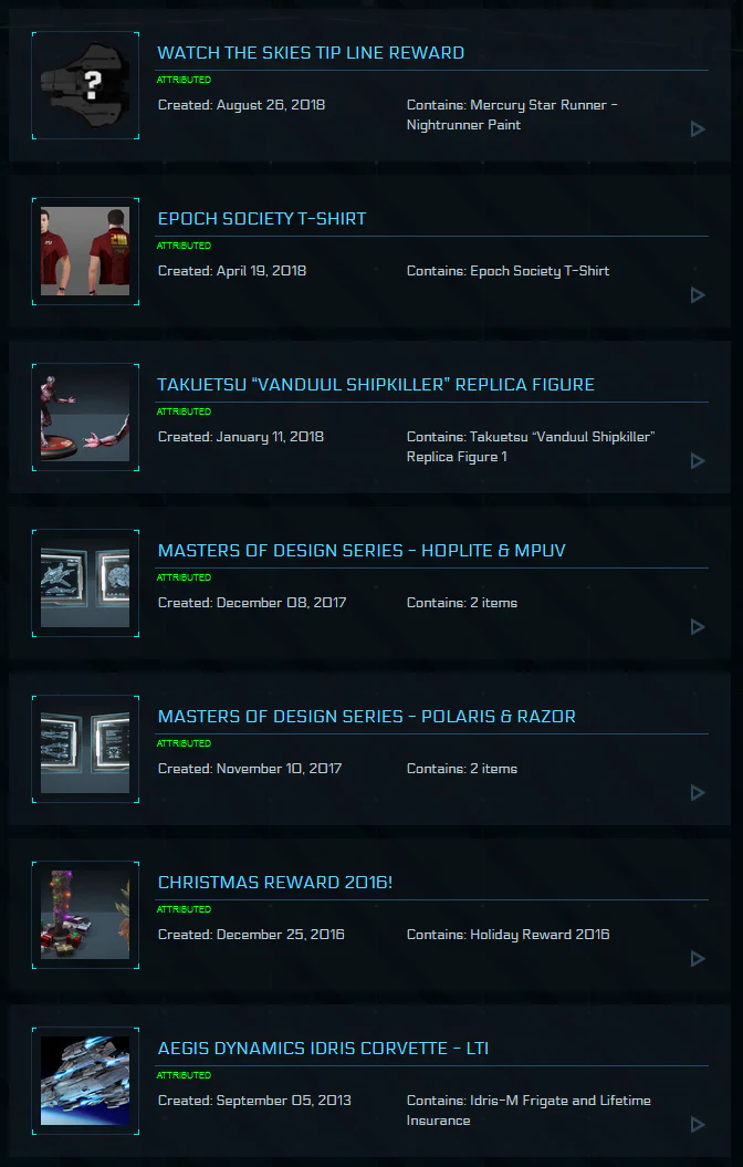 IDRIS M / Javelin / MMHC / 2600+ Referrals and more Star Citizen Account - Image 27