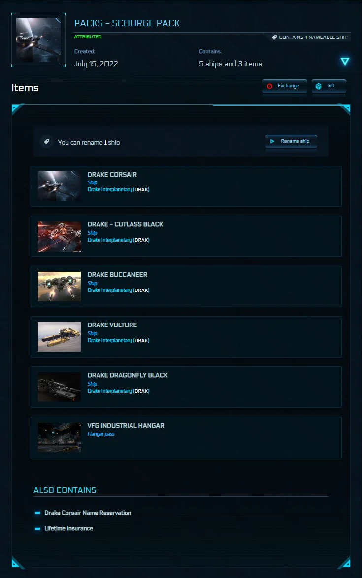 Scourge Pack - LTI (Corsair LTI + name reservation included) - Image 2